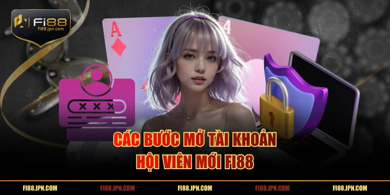 Các bước mở tài khoản hội viên mới FI88