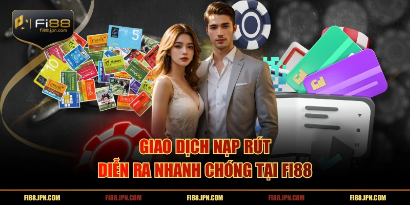 Giao dịch nạp rút diễn ra nhanh chóng tại FI88