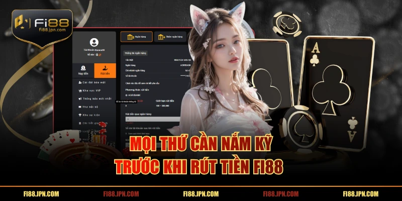 Mọi thứ cần nắm kỹ trước khi rút tiền FI88 
