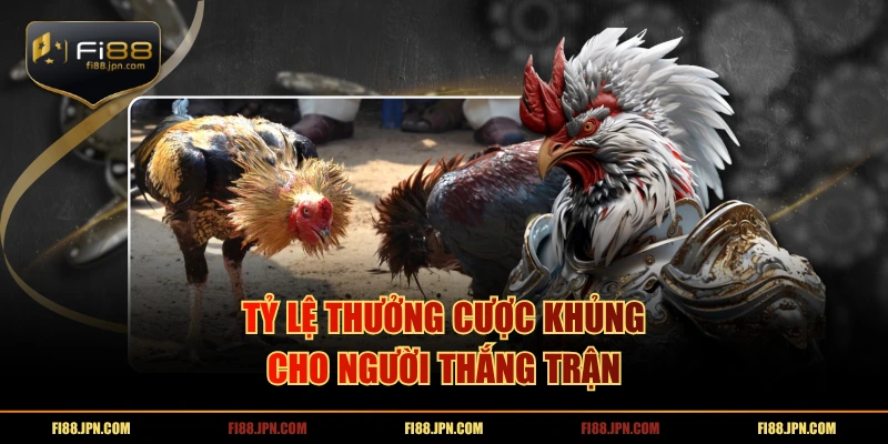 Tỷ lệ thưởng cược khủng cho người thắng trận